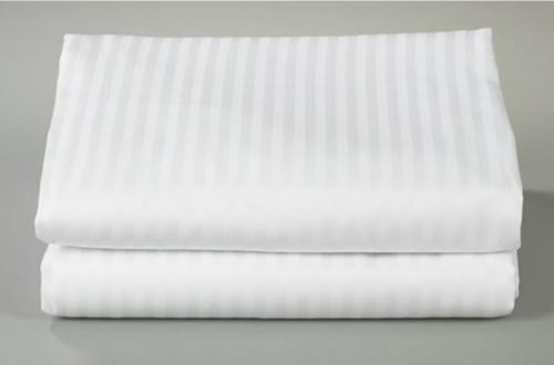 Tek kişilik Otel çarşafı 180x280cm 83 tel çizgili kumaş